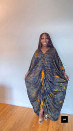 Load image into Gallery viewer, Silk Adire BouBou
